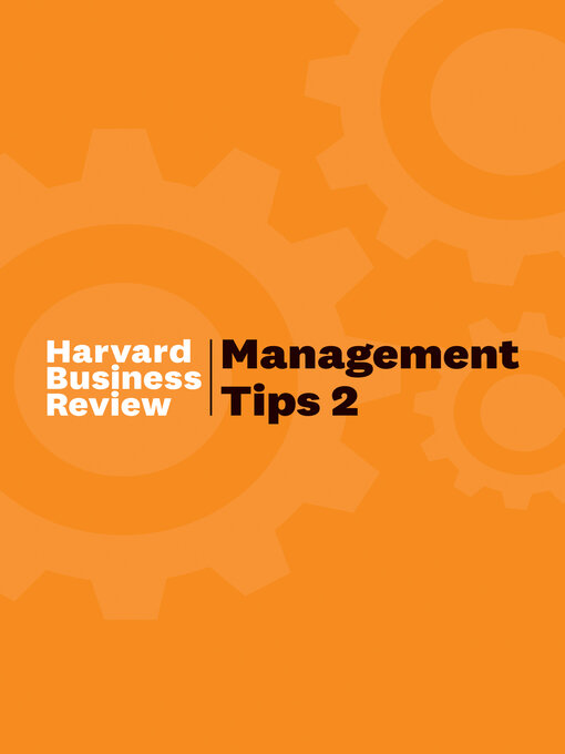 Title details for Management Tips 2 by Harvard Business Review - Available